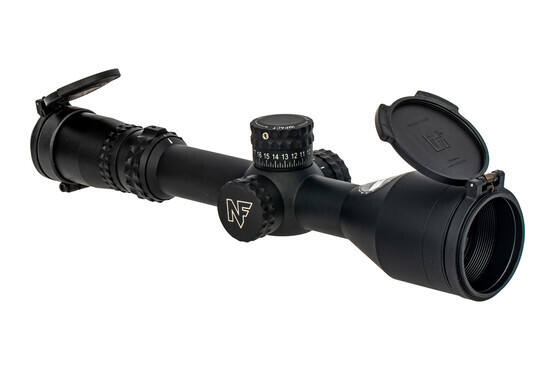 Nightforce Optics NX8 2.5-20x50mm first focal plane rifle scope is equipped with the MOAR reticle.